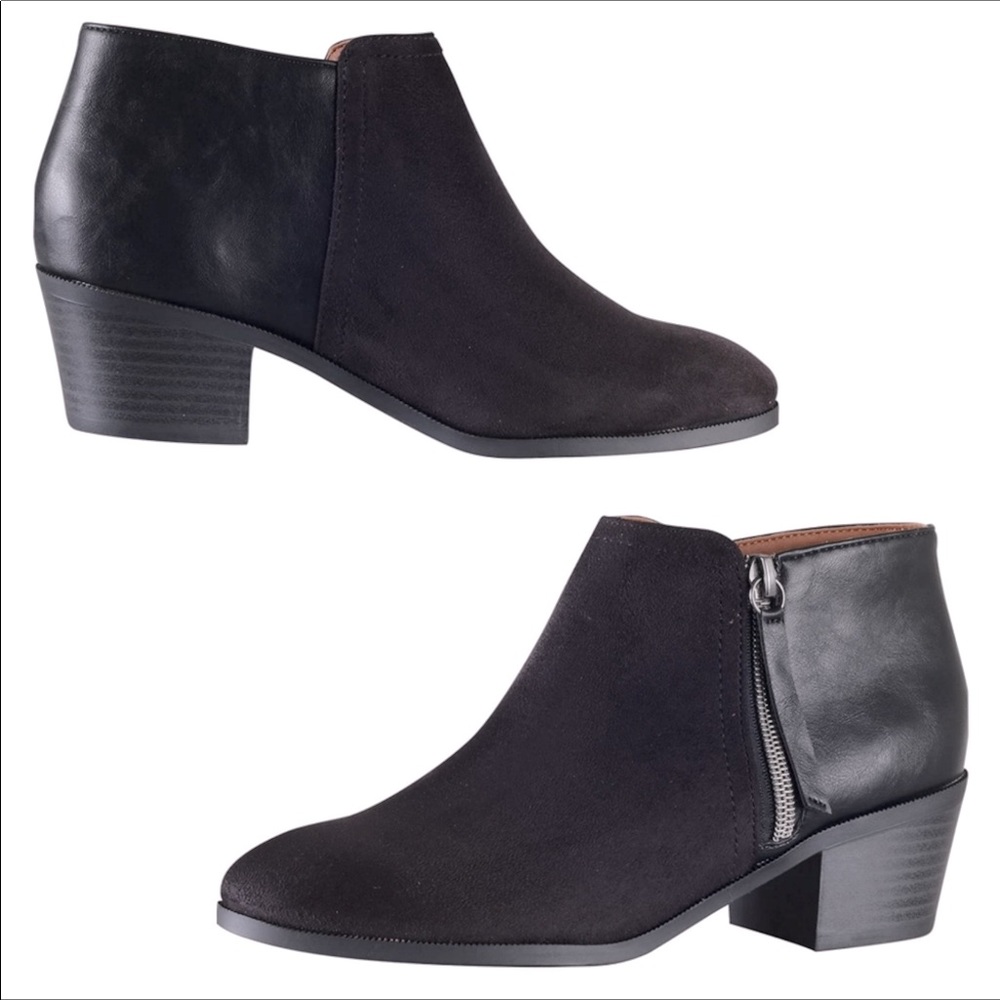 Side Zip Ankle Boots